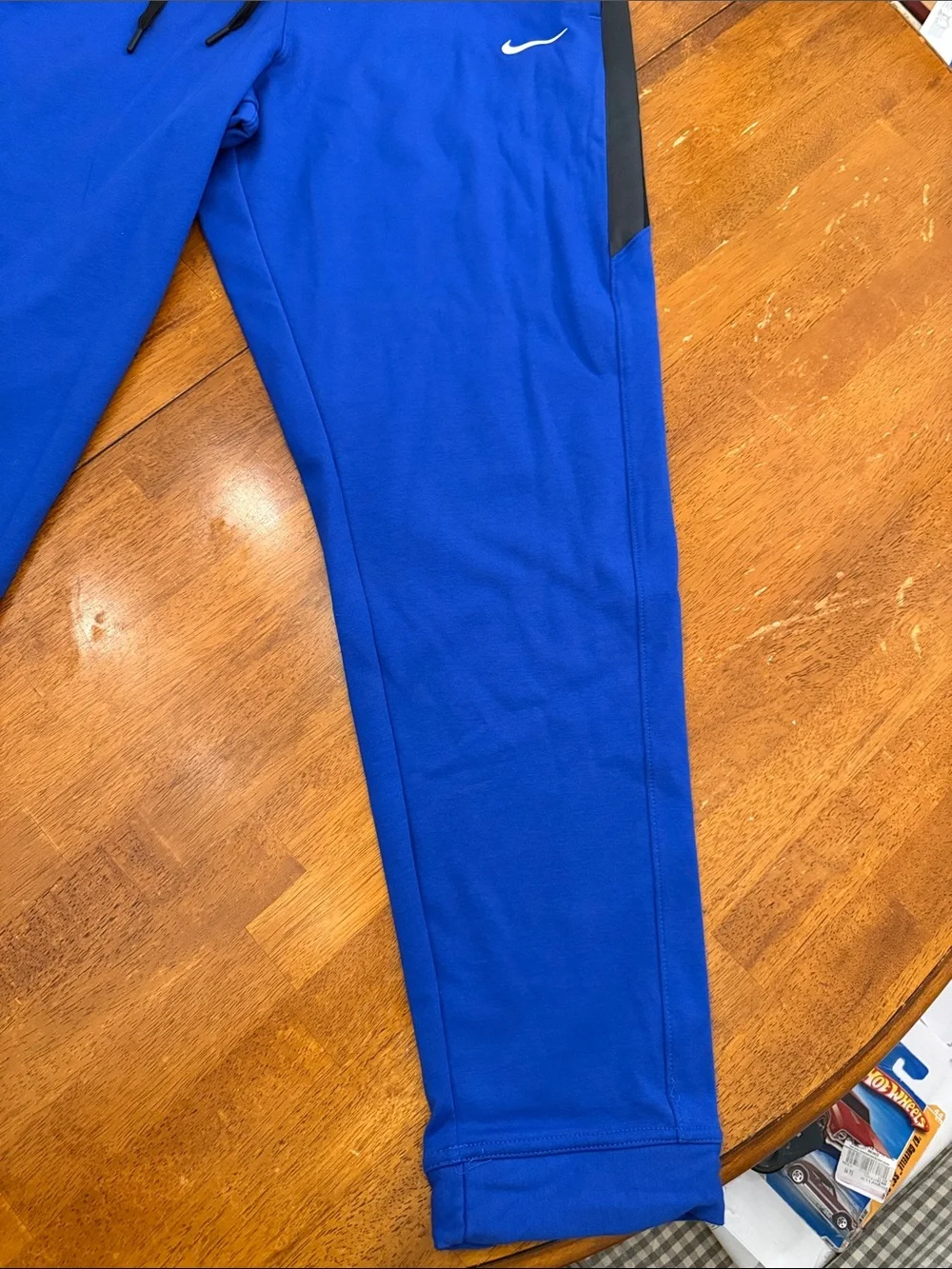 Nike Royal Blue Joggers with Black Panels xl